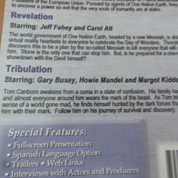 Limited Edition Apocalypse Revelation Tribulation 3 DVD Set - Picture 13 of 14